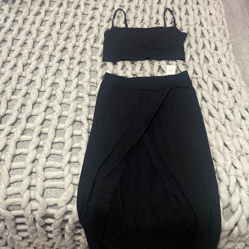 black two piece ( xs ) in women